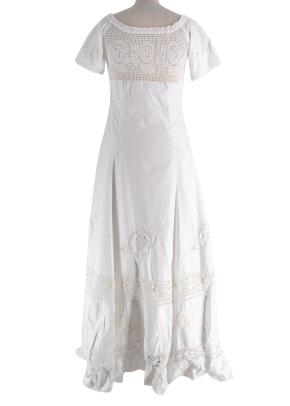 Aliai Forte White Dress with Lace Details 2
