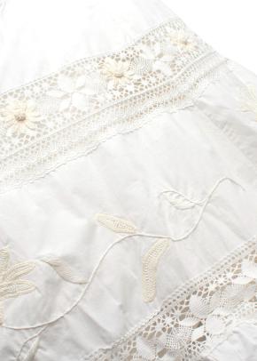 Aliai Forte White Dress with Lace Details 5