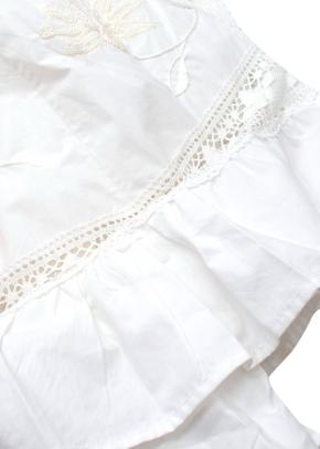 Aliai Forte White Dress with Lace Details 8