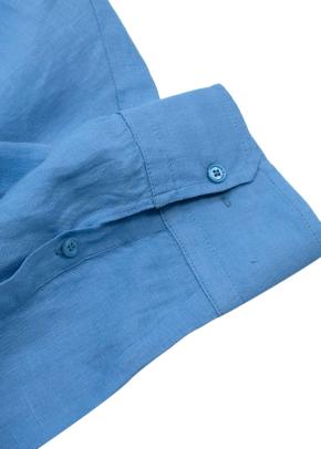 Weekend MaxMara Oversized Milva Blue Shirt 7