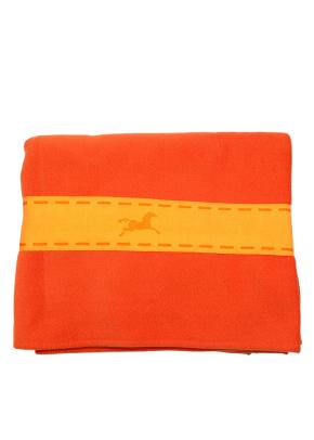 Hermes Orange and Yellow Wool Blanket 2