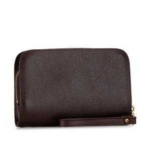 Louis Vuitton Brown Taiga Baikal Clutch 2