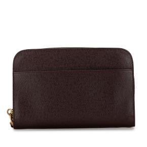Louis Vuitton Brown Taiga Baikal Clutch 3