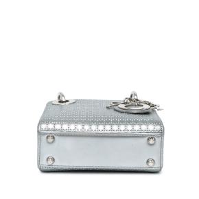 Dior Silver Mini Patent Microcannage Lady Dior 3