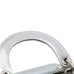 Dior Silver Mini Patent Microcannage Lady Dior 8