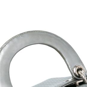 Dior Silver Mini Patent Microcannage Lady Dior 9