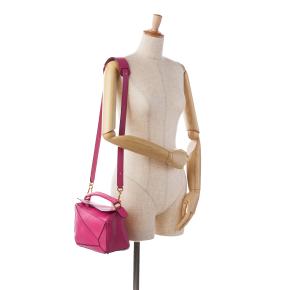 Loewe Pink Medium Puzzle Bag 9