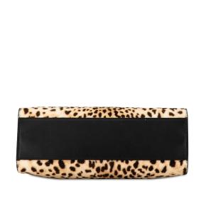 Gucci Leopard Print Small Bamboo Nymphaea Pony Hair Bag 4