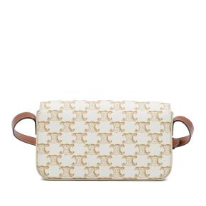 Celine Cream Triomphe Claude Shoulder Bag 3