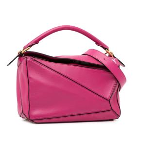 Loewe Pink Small Puzzle Bag 2