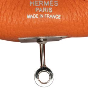 Hermes Orange Togo Birkin Retourne 30 with Palladium Hardware 5