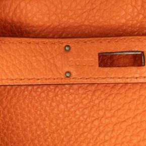 Hermes Orange Togo Birkin Retourne 30 with Palladium Hardware 6