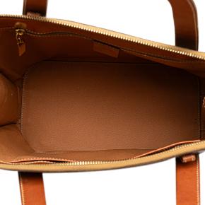 Celine Brown Macadam Coated Canvas Tote Bag 4