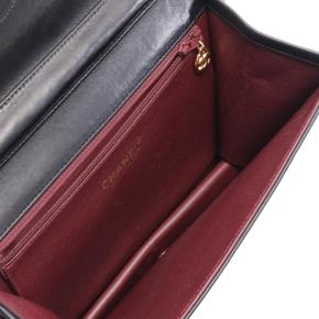 Chanel Vintage CC Quilted Lambskin Full Flap Bag 3