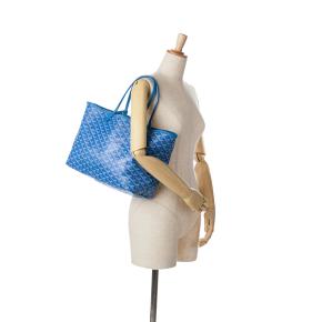 Goyard Blue Goyardine Saint Louis PM Tote Bag 8