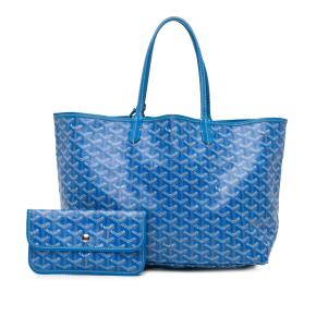 Goyard Blue Goyardine Saint Louis PM Tote Bag 9