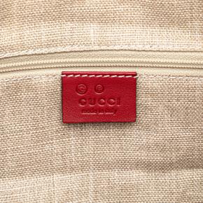 Gucci Red Medium Microguccissima Travel Bag 5