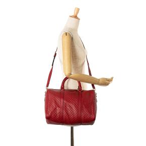 Gucci Red Medium Microguccissima Travel Bag 7