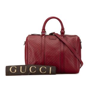 Gucci Red Medium Microguccissima Travel Bag 8