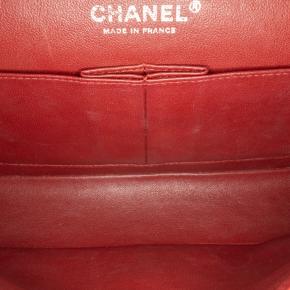 Chanel Burgundy Medium  Lambskin Double Flap Bag 4
