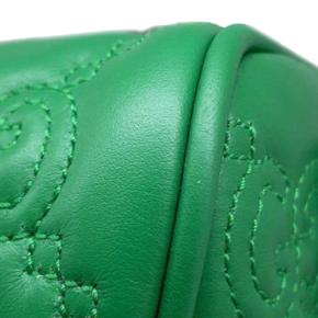 Gucci Green Mini GG Matelasse Marmont Crossbody Bag 11