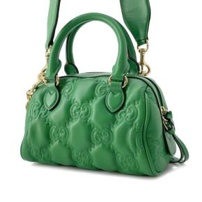 Gucci Green Mini GG Matelasse Marmont Crossbody Bag 2