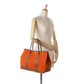 Hermes Burnt Orange Toile and Negonda Garden Party 36 7