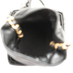 Chanel Black Micro CC Quilted Calfskin Drawstring Bucket Bag 4