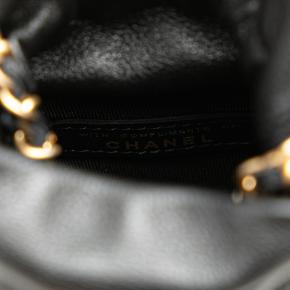 Chanel Black Micro CC Quilted Calfskin Drawstring Bucket Bag 7