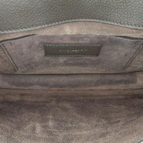 Saint Laurent Charcoal Medium Grained Calfskin Monogram Sunset Crossbody Bag 5