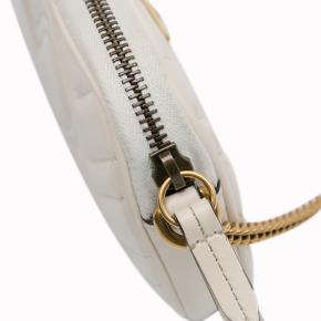 Gucci Cream Mini GG Marmont Matelasse Camera Crossbody Bag 8