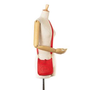 Hermes Red Clemence Evelyne TPM 7