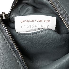 Bottega Veneta Grey Calfskin Intrecciato Cassette Crossbody Bag 6