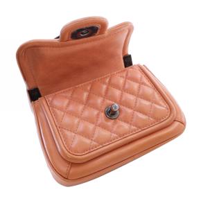 Chanel Caramel Small Quilted Calfskin Prestige Flap Bag 6