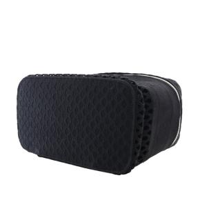 Dior Black Canvas Mesh Embroidered Diortravel Vanity Case 11