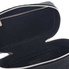 Dior Black Canvas Mesh Embroidered Diortravel Vanity Case 5