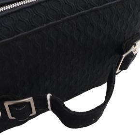Dior Black Canvas Mesh Embroidered Diortravel Vanity Case 8
