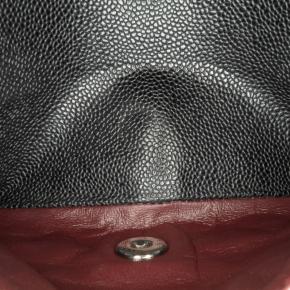 Chanel Black Caviar Leather Medium  Double Flap Bag 5