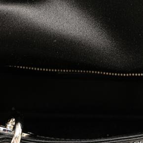 Dior Black Mini Satin Cannage Strass Crystal Embellished Lady Dior 4