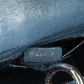 Dior Blue Mini Metallic Lambskin Cannage Lady Dior 5