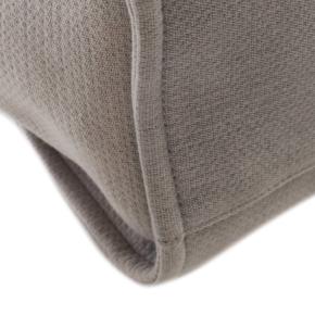 Chanel Grey XL Canvas Deauville Tote Bag 10