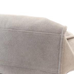 Chanel Grey XL Canvas Deauville Tote Bag 11