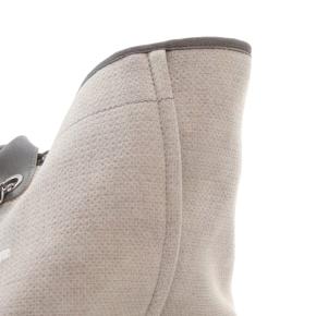 Chanel Grey XL Canvas Deauville Tote Bag 8