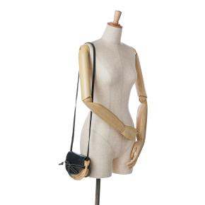 Loewe Black Mini Raffia Gate Crossbody Bag 10