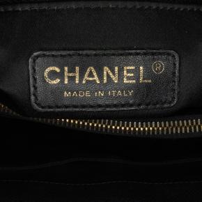 Chanel Black Caviar Leather Grand Shopping Tote 7