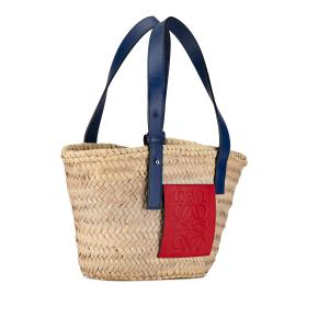Loewe Small Raffia Basket Tote 2