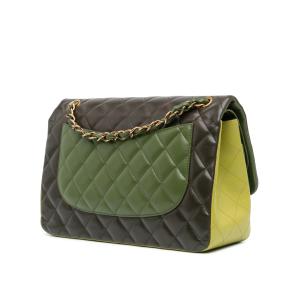 Chanel Tricolour Jumbo Lambskin Double Flap Bag 2