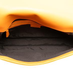Fendi Orange Zucca Embossed Leather Baguette Bag 4