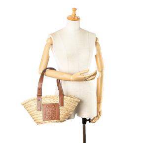 Loewe Small Raffia Basket Tote 8