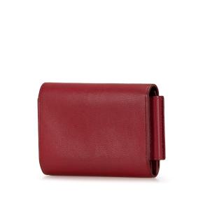 Hermes Rouge Grenat Evercolor Passant Short Wallet 2